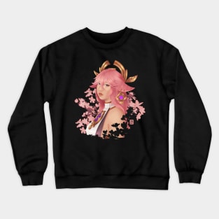 Yae Miko, Genshin Impact Crewneck Sweatshirt